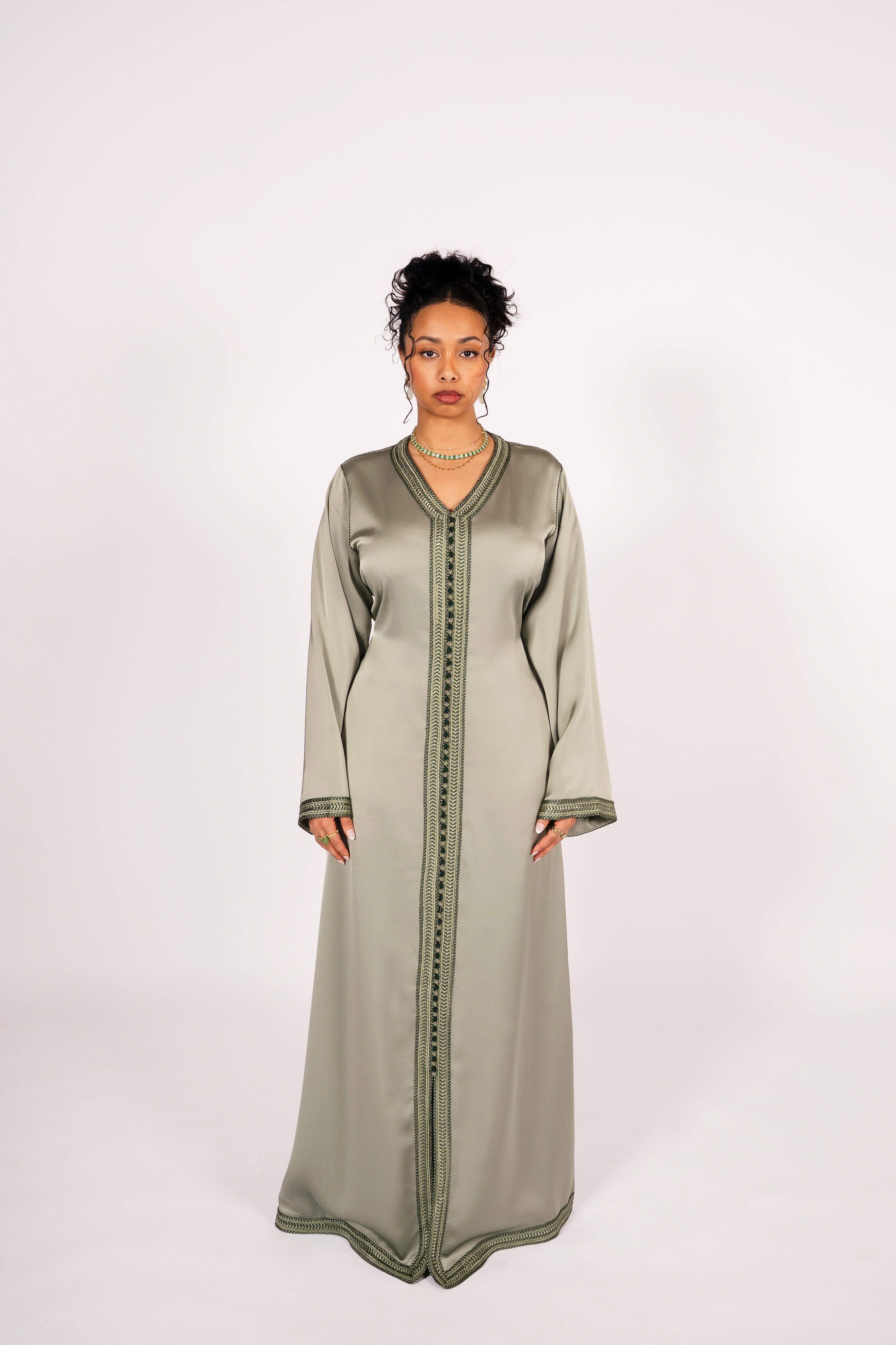 Shaped Caftan Sage
