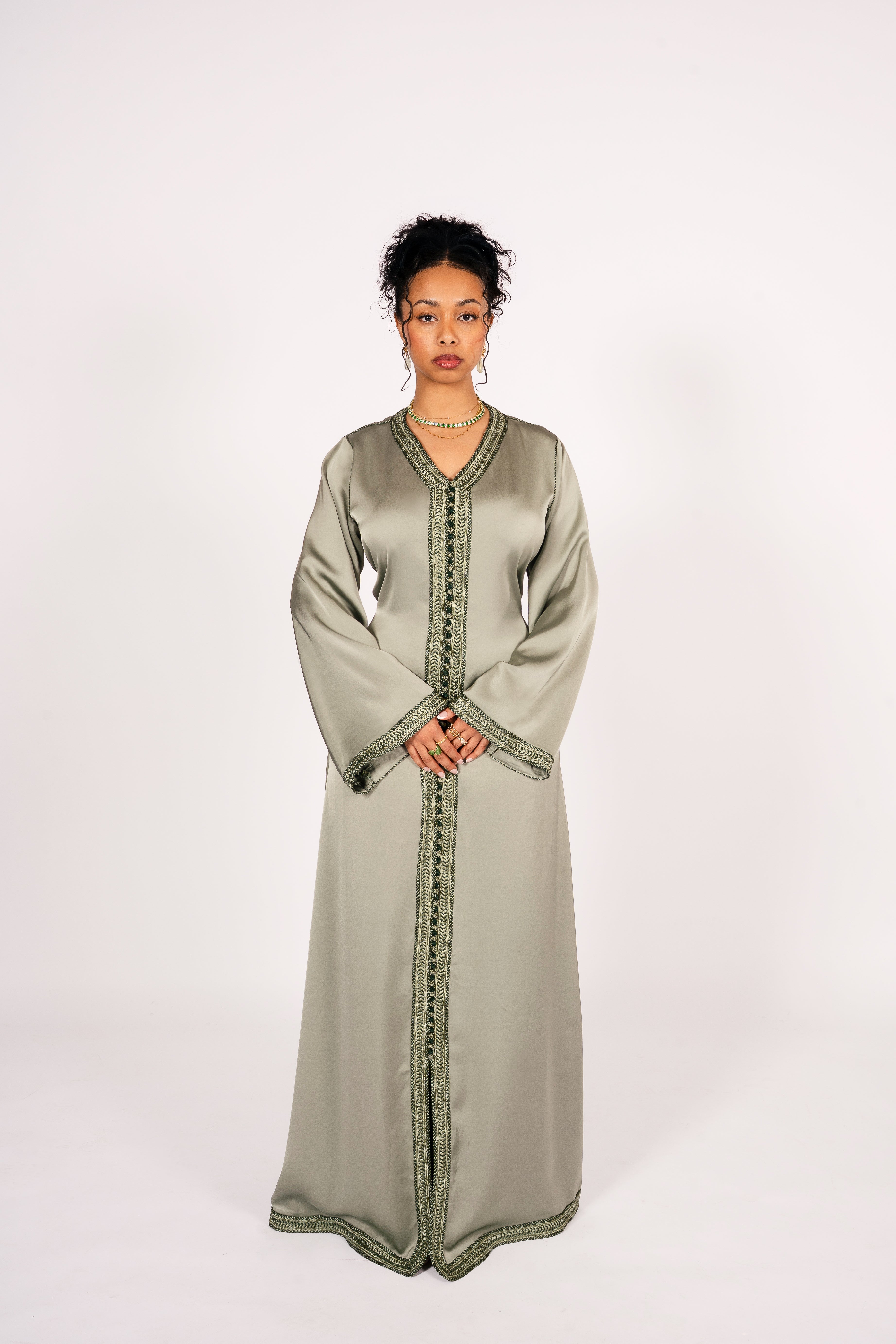 Shaped Caftan Sage