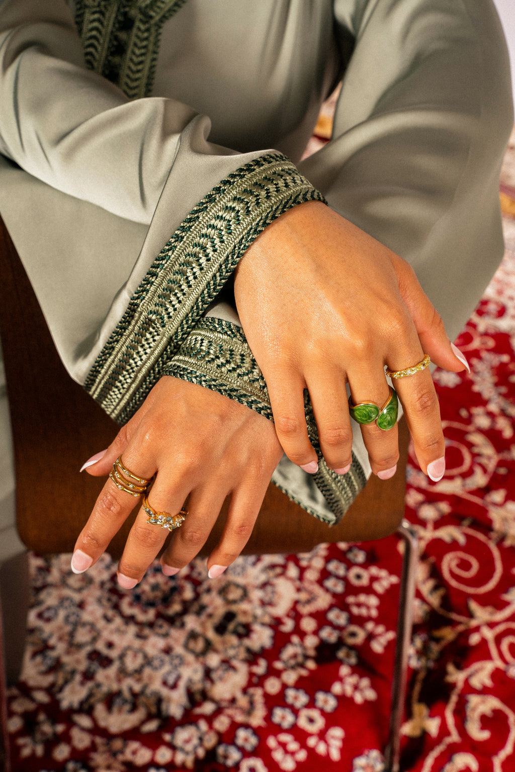 Shaped Caftan Sage
