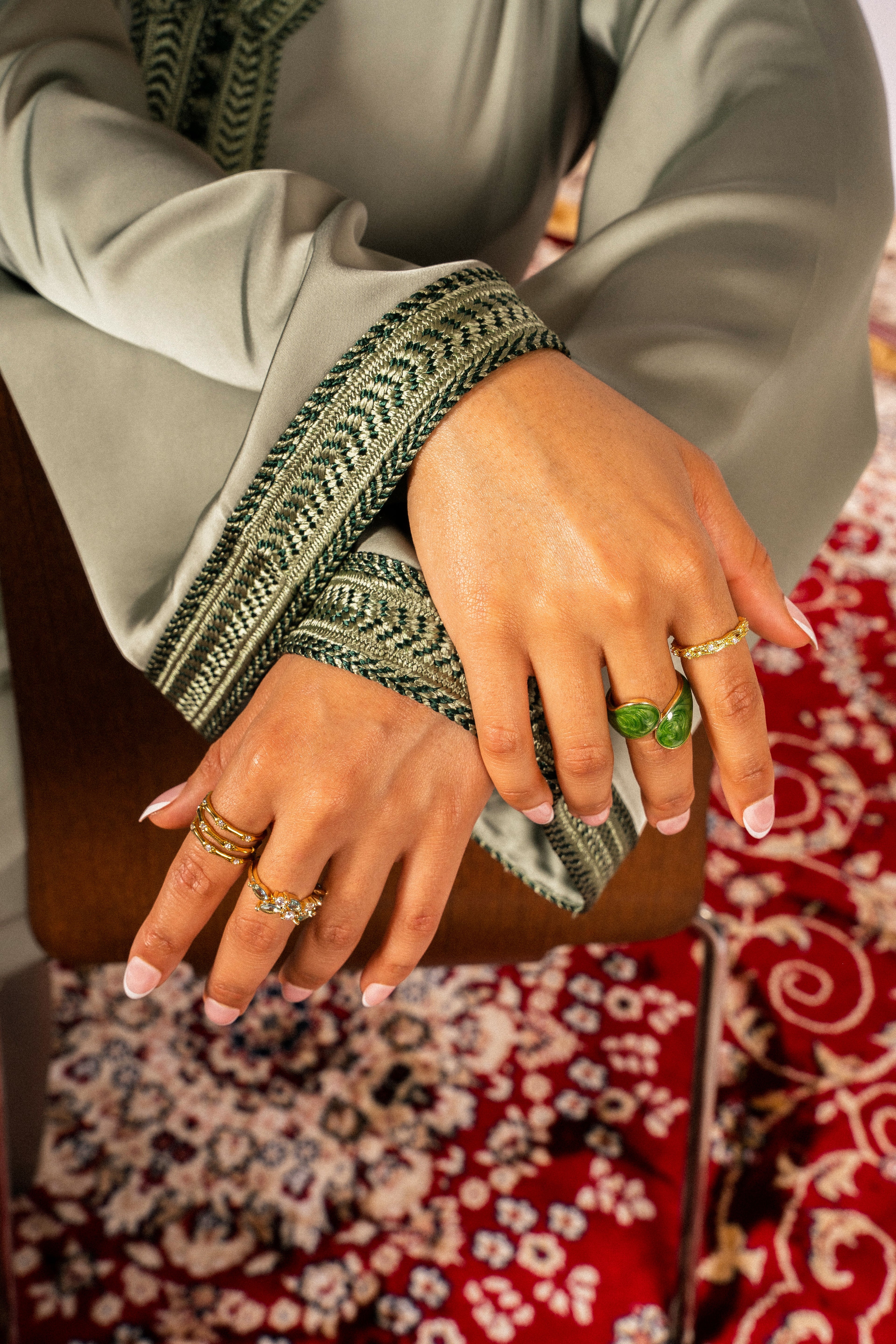 Shaped Caftan Sage
