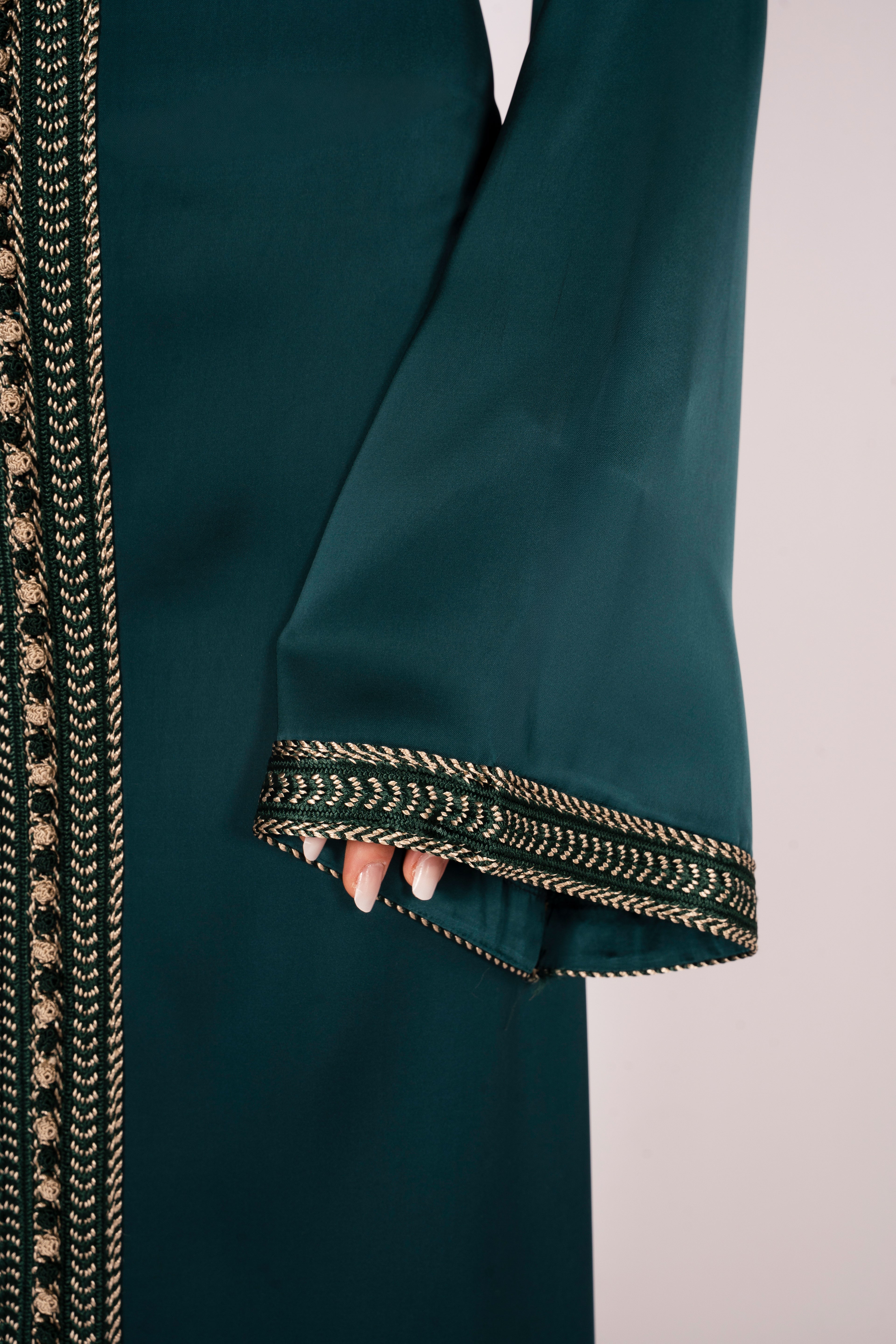 Shaped Caftan Emerald