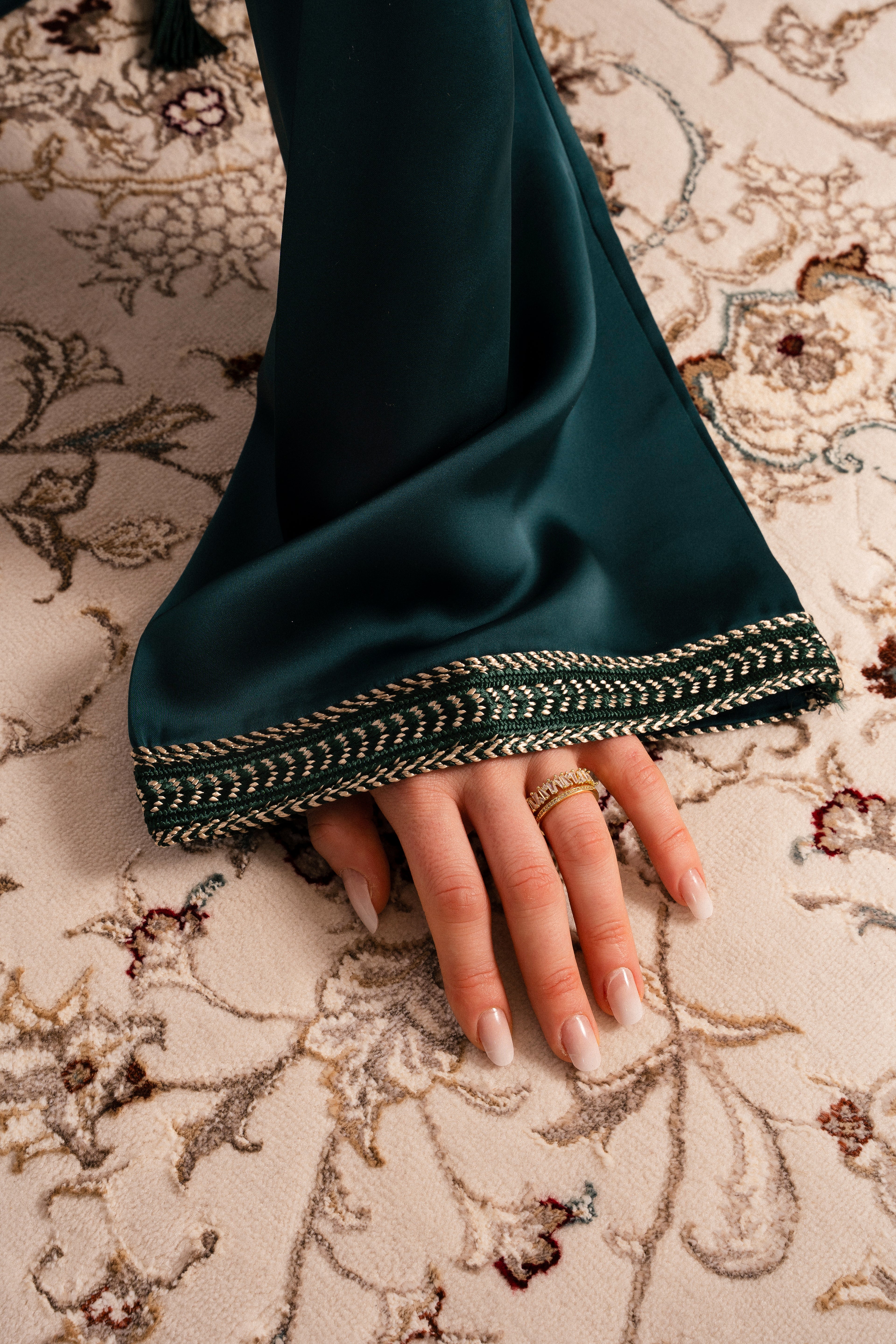 Shaped Caftan Emerald