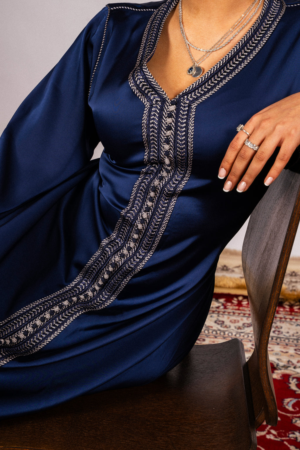 Shaped Caftan Midnight