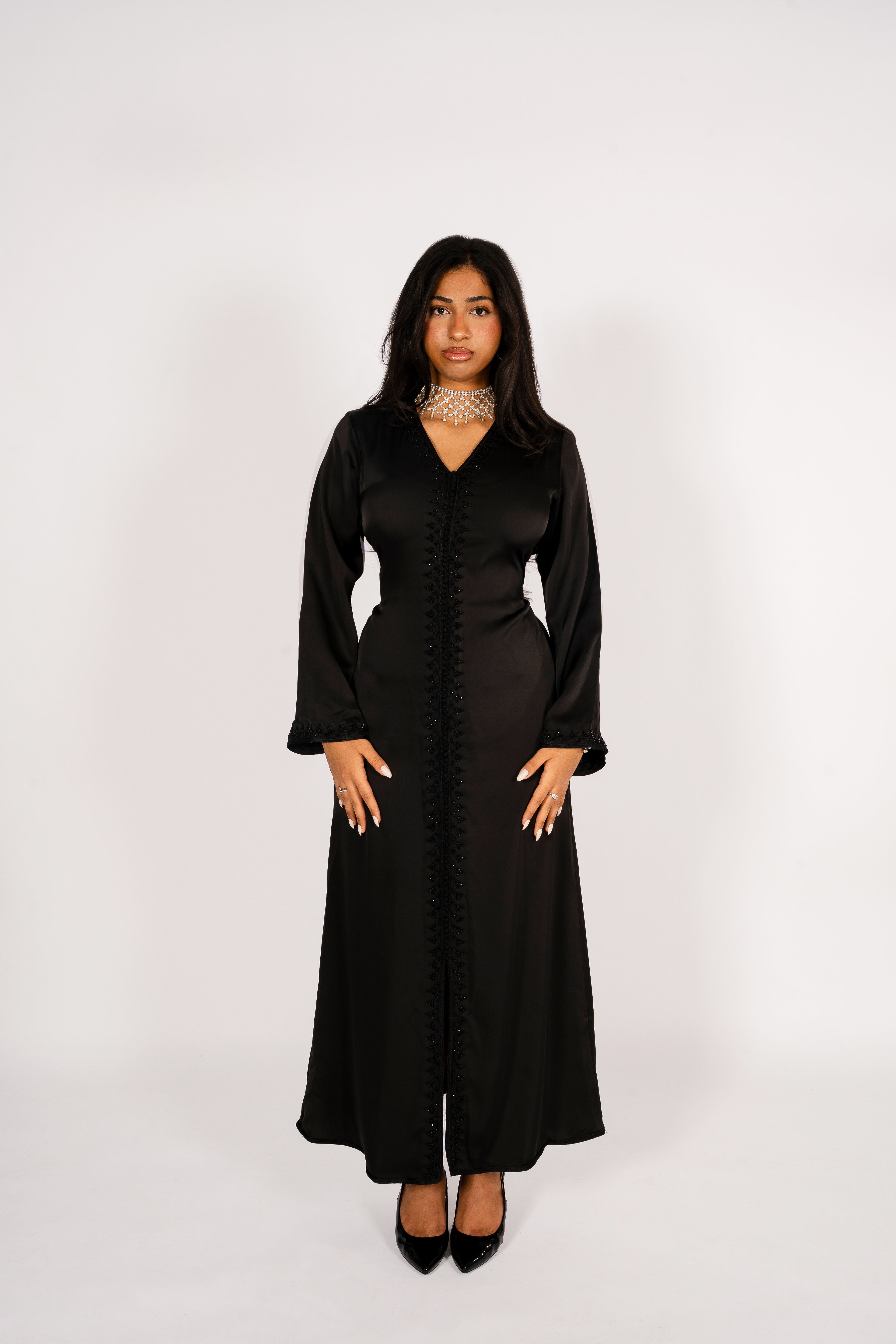 Shaped Caftan Noir