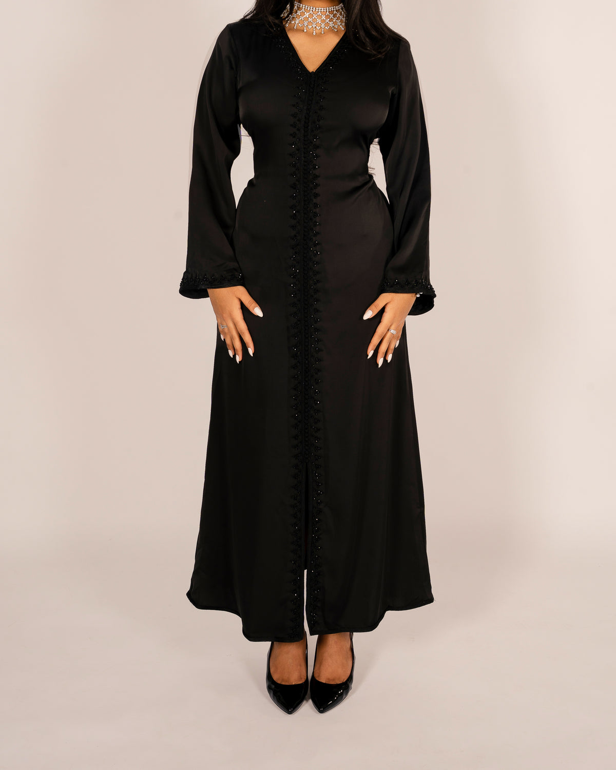 Shaped Caftan Noir