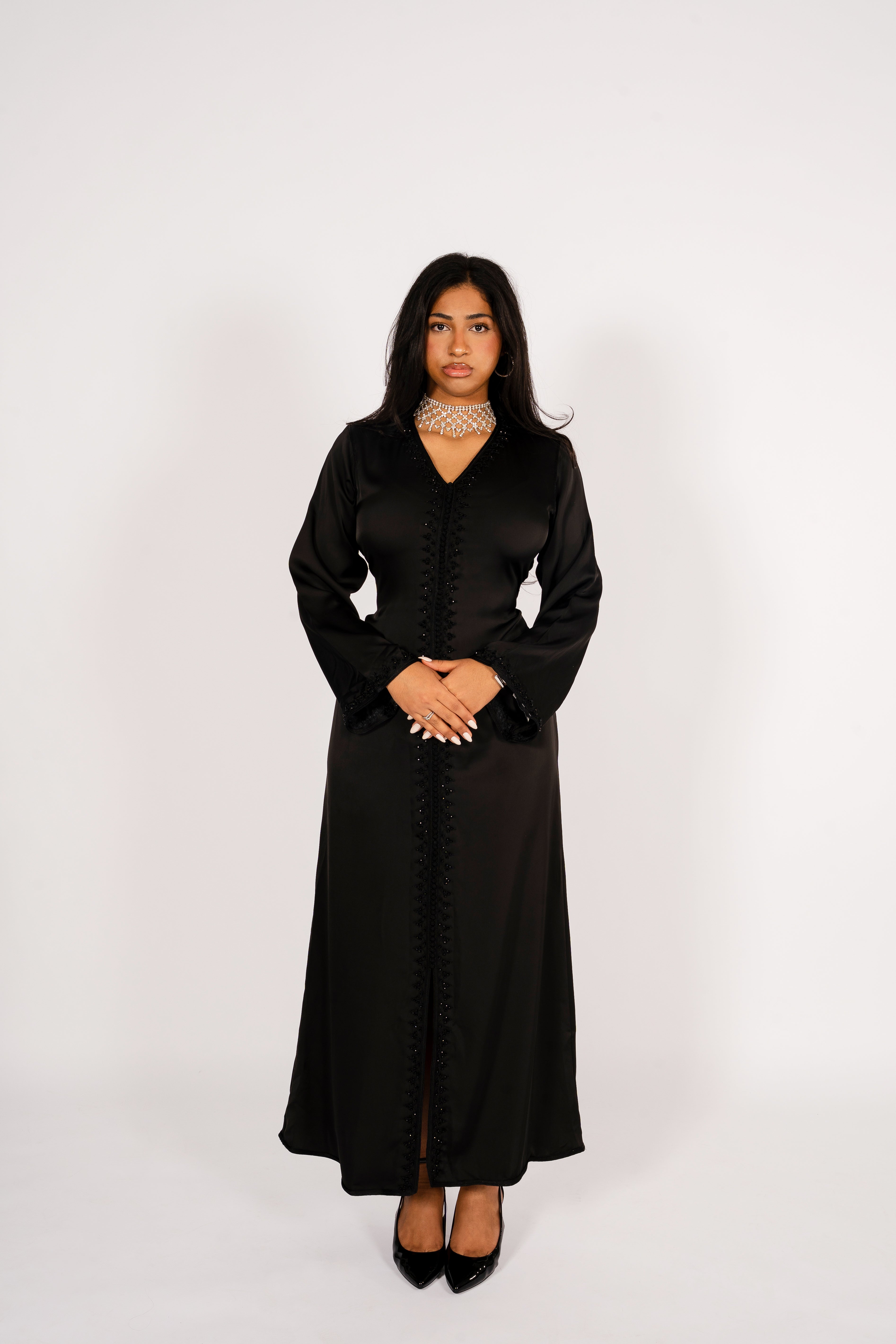 Shaped Caftan Noir