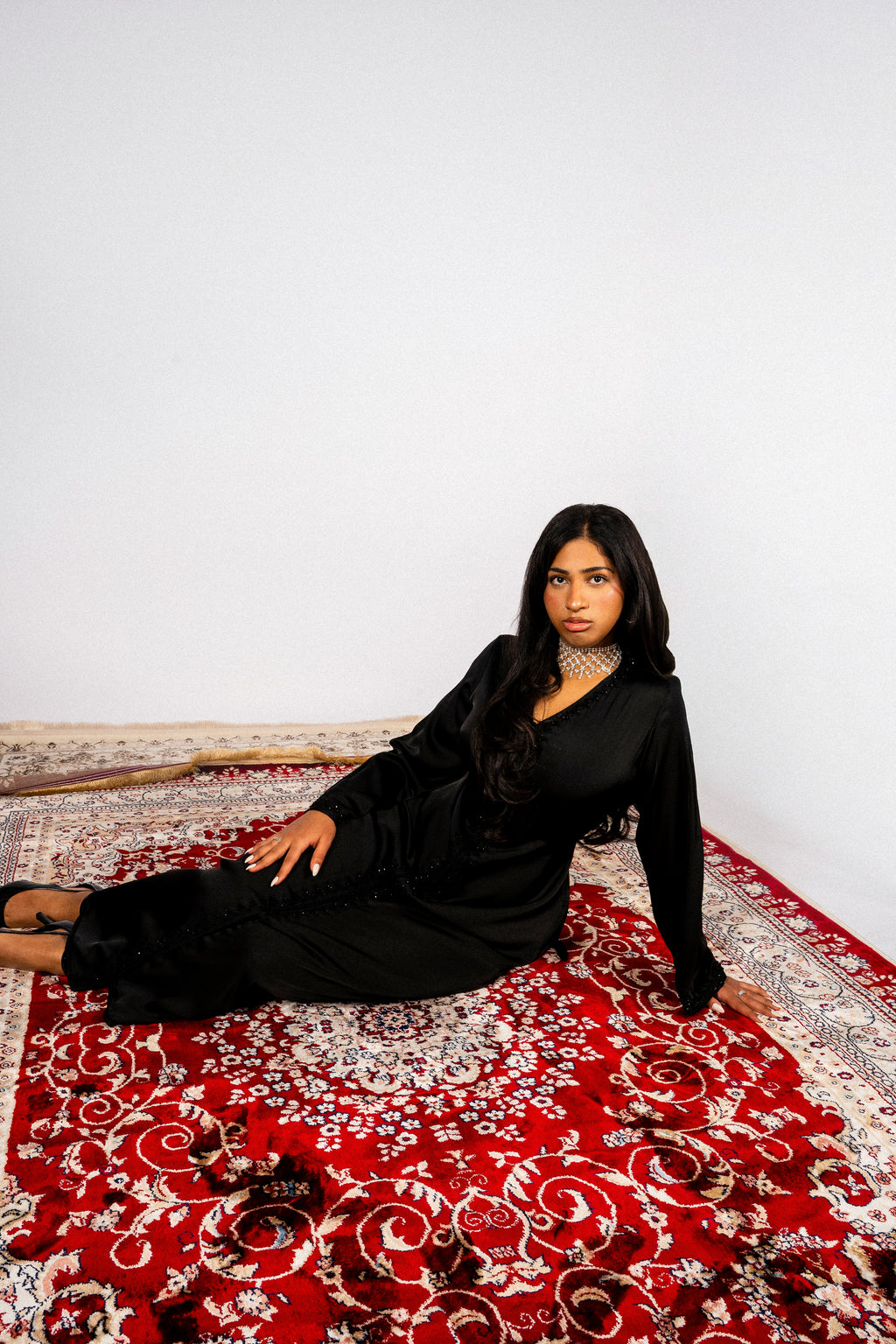 Shaped Caftan Noir