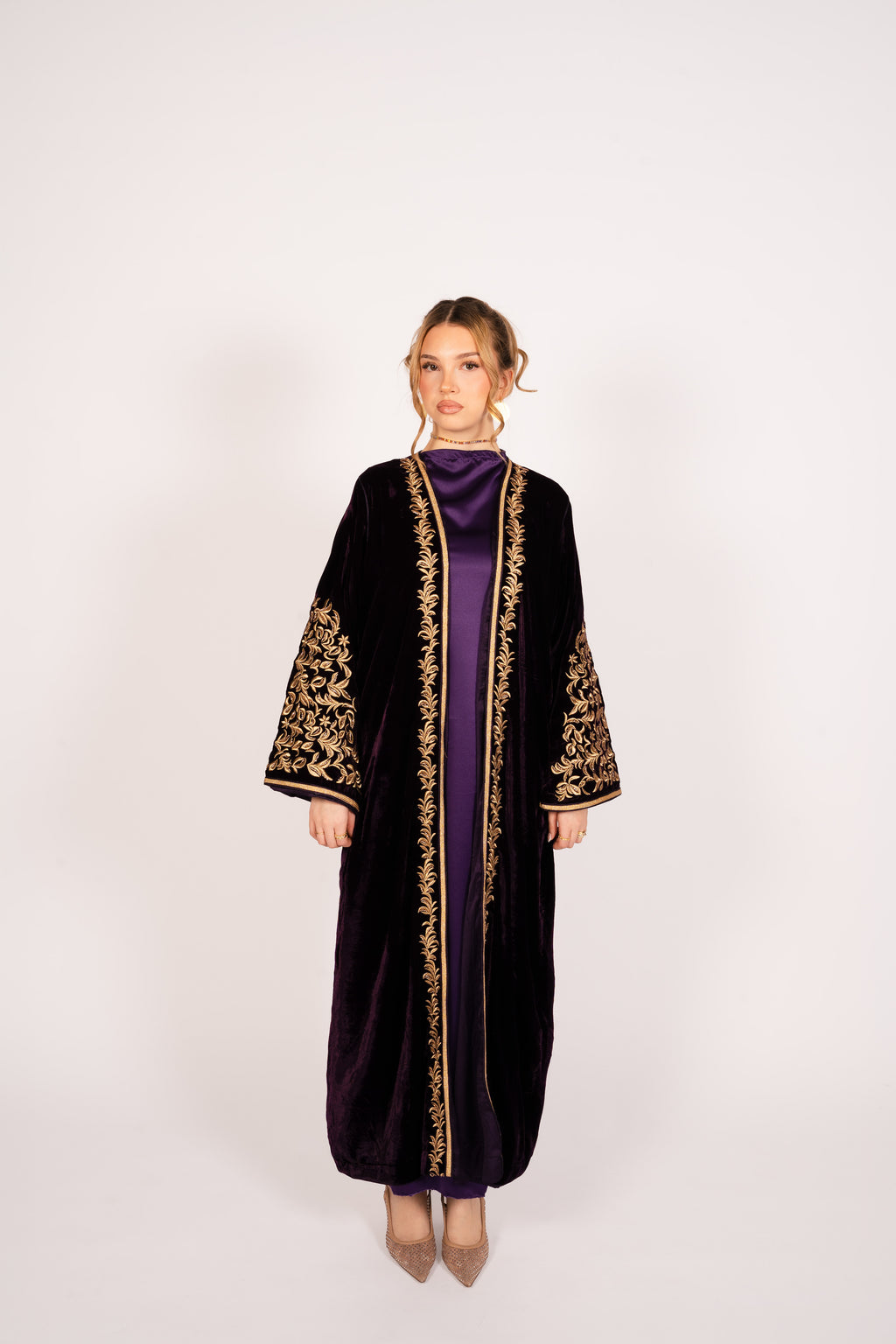 Abaya Plum