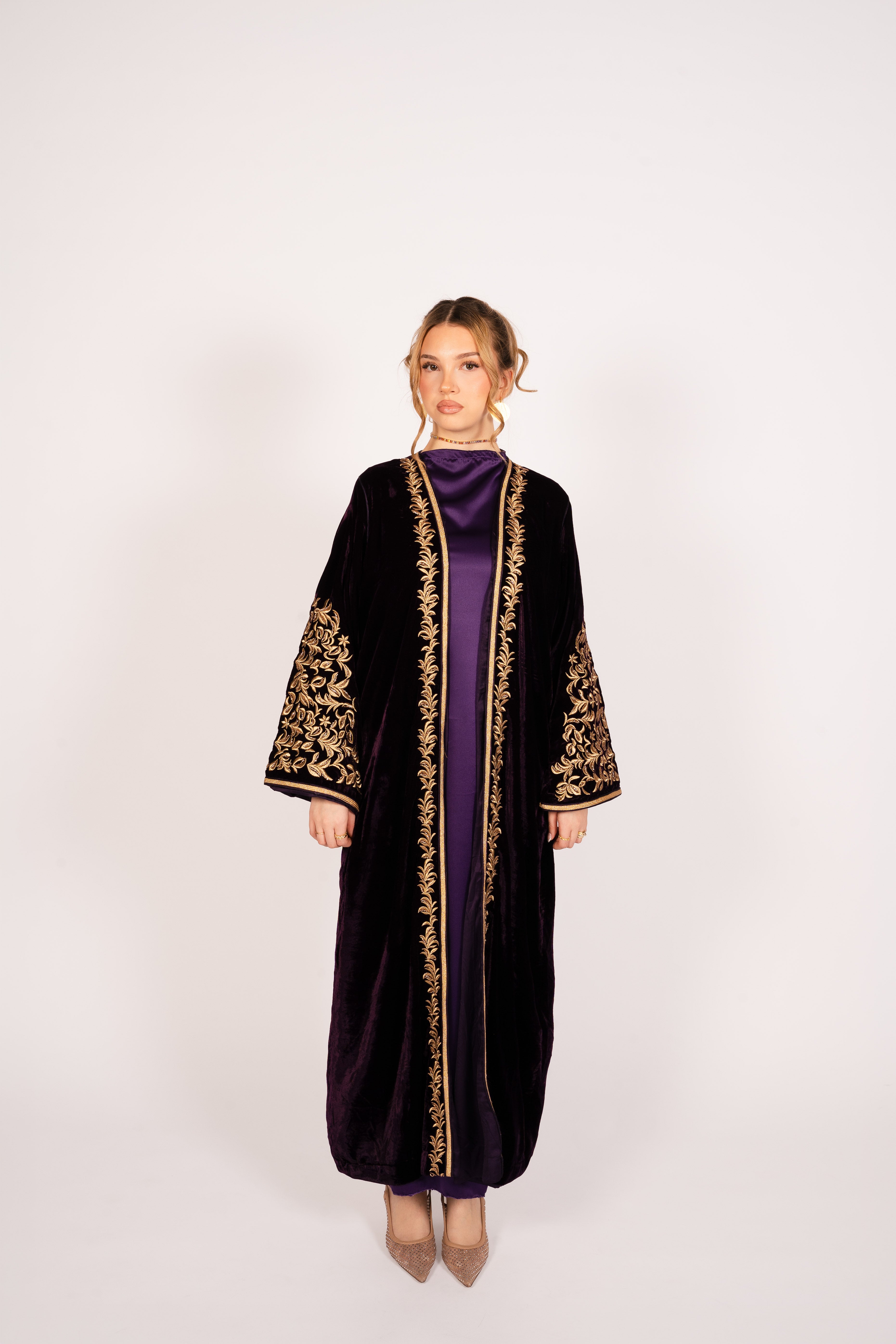Abaya Plum