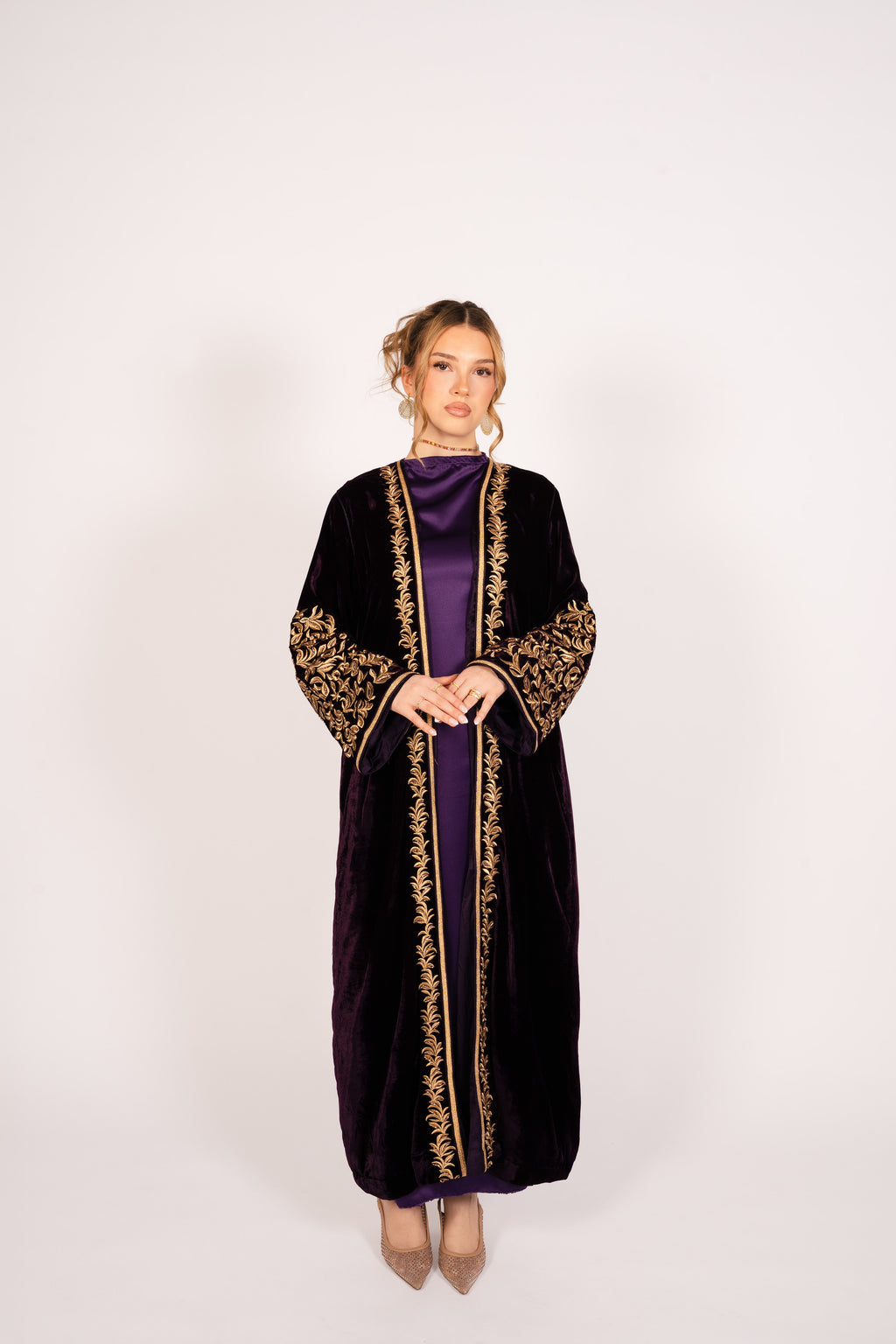 Abaya Plum
