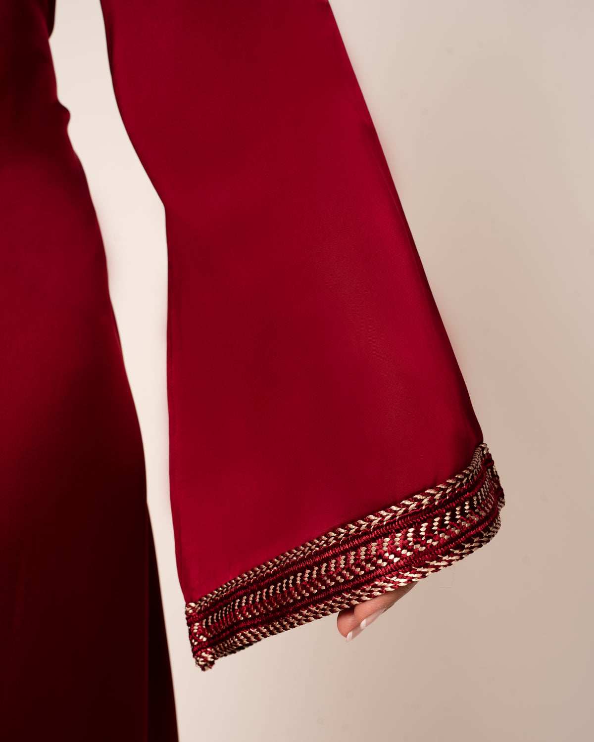 Shaped Caftan Cherry