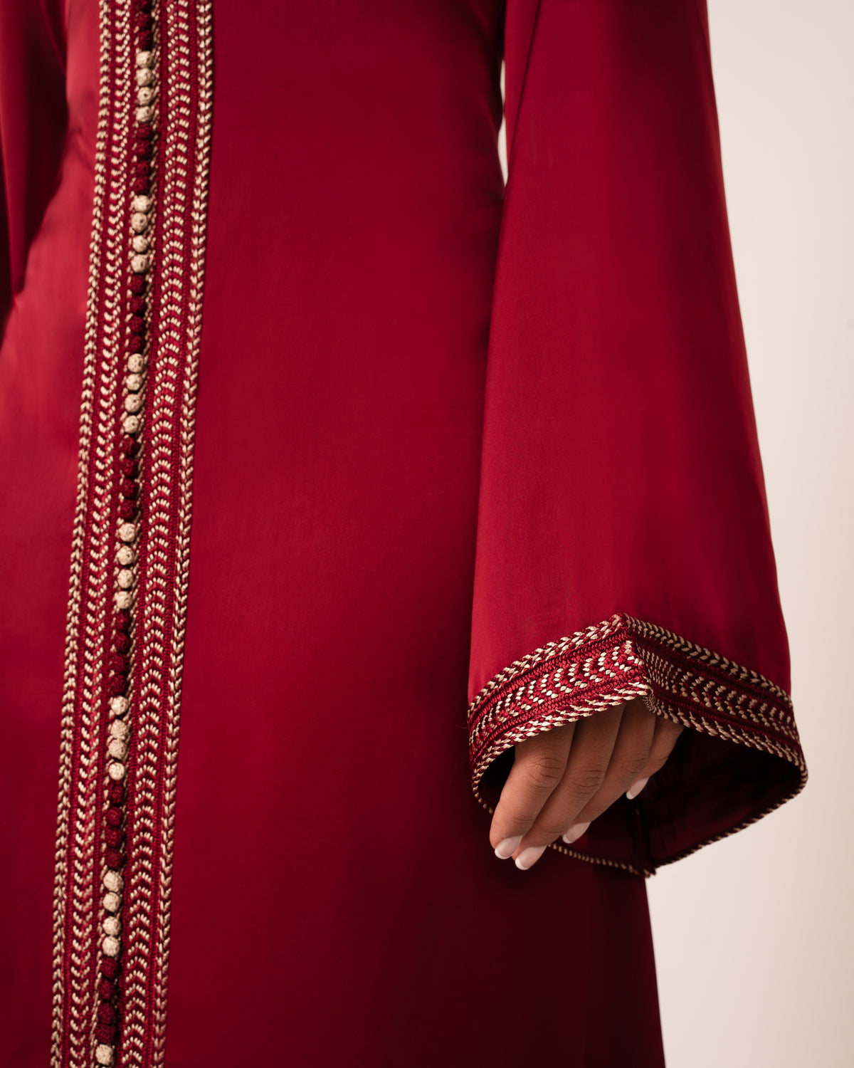 Shaped Caftan Cherry