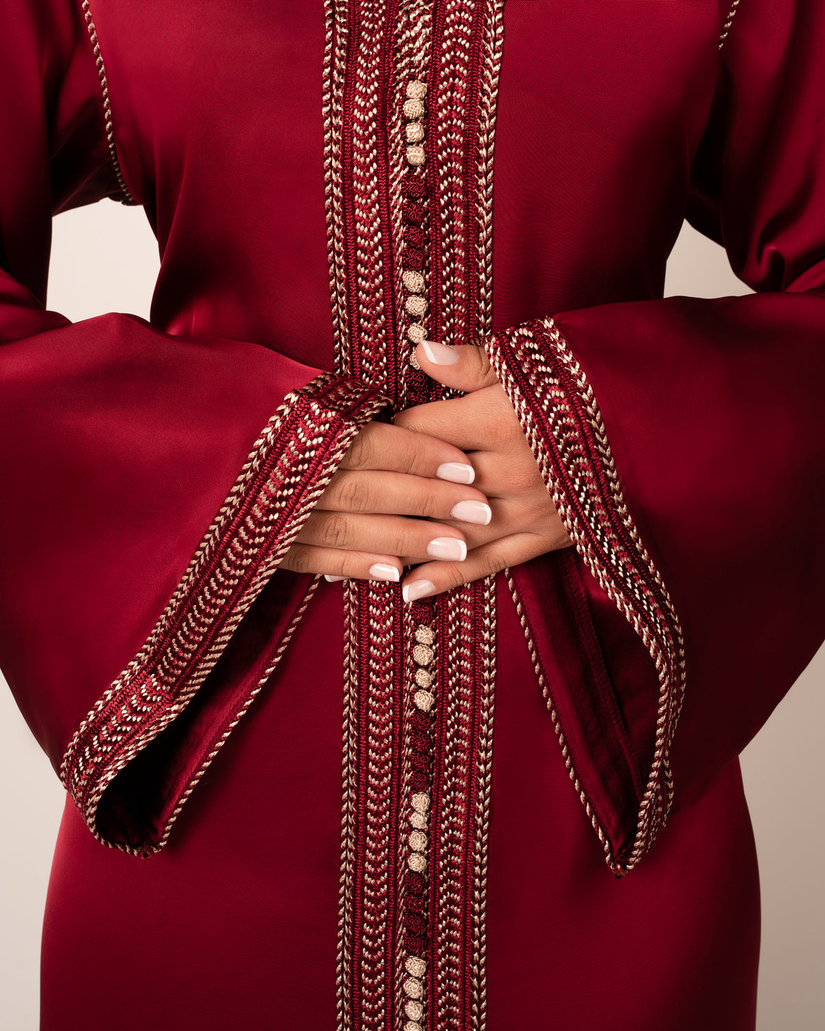 Shaped Caftan Cherry