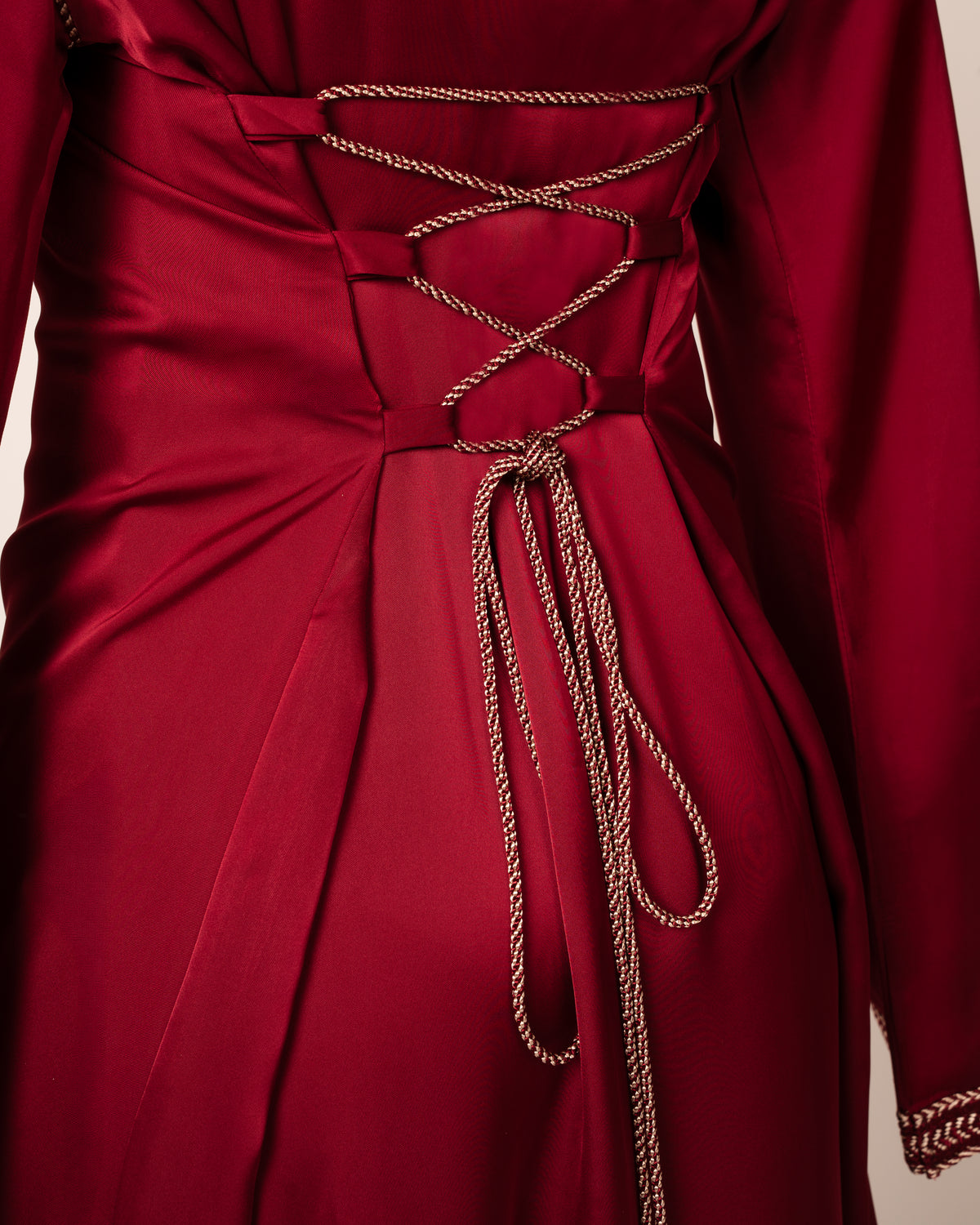 Shaped Caftan Cherry