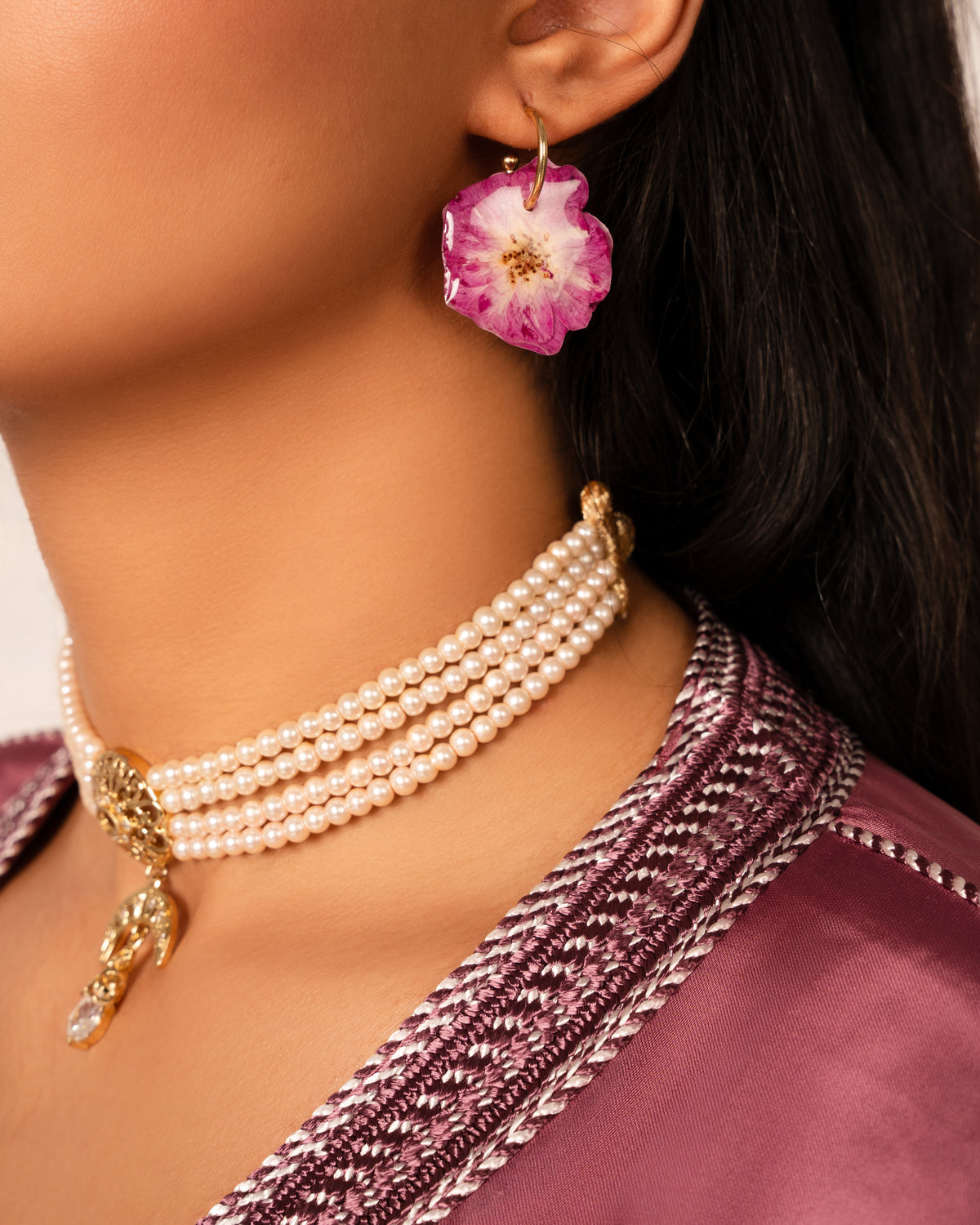 Shaped Caftan Berry