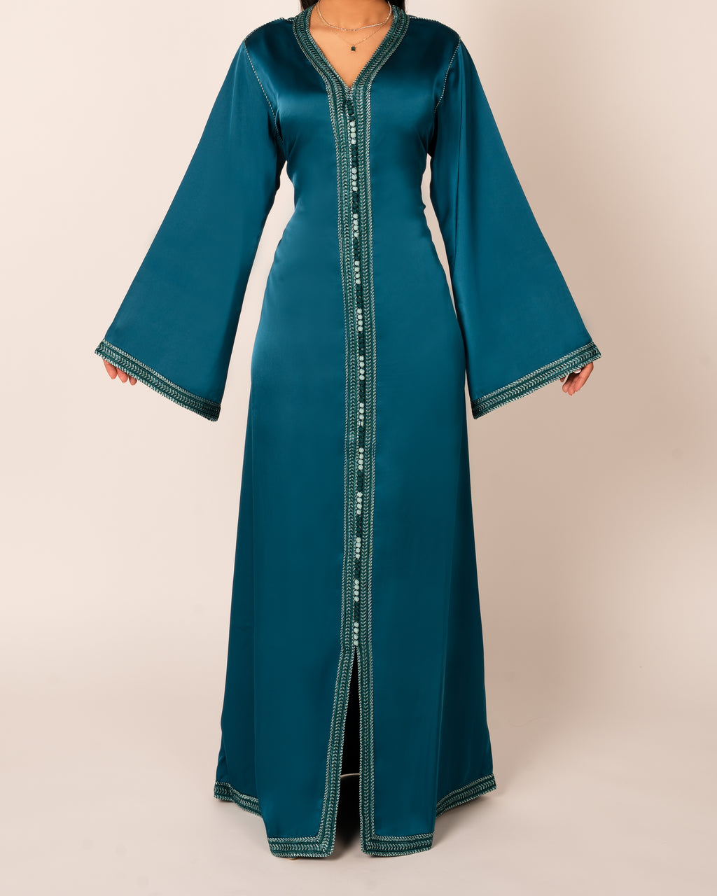 Shaped Caftan Emerald