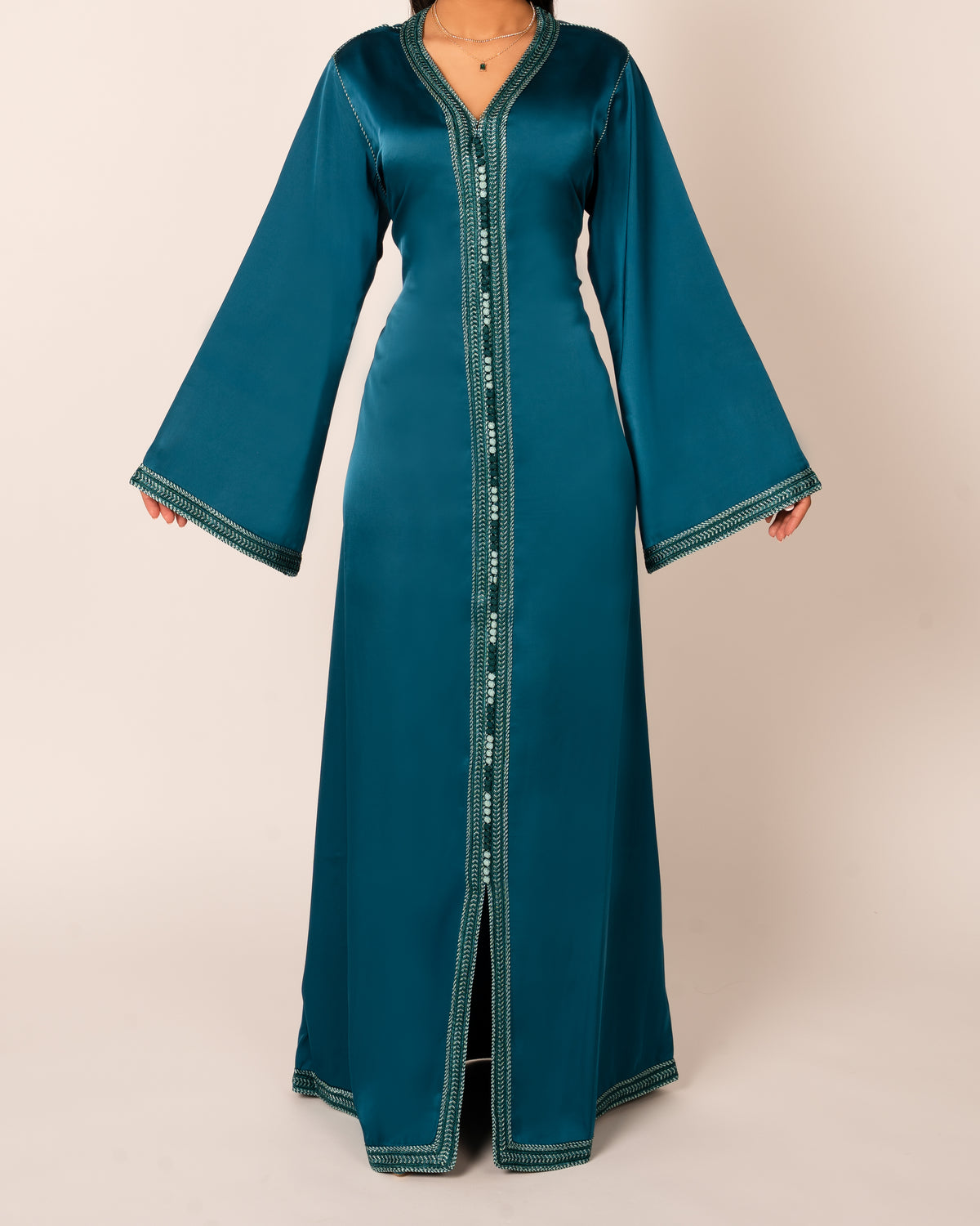 Shaped Caftan Emerald
