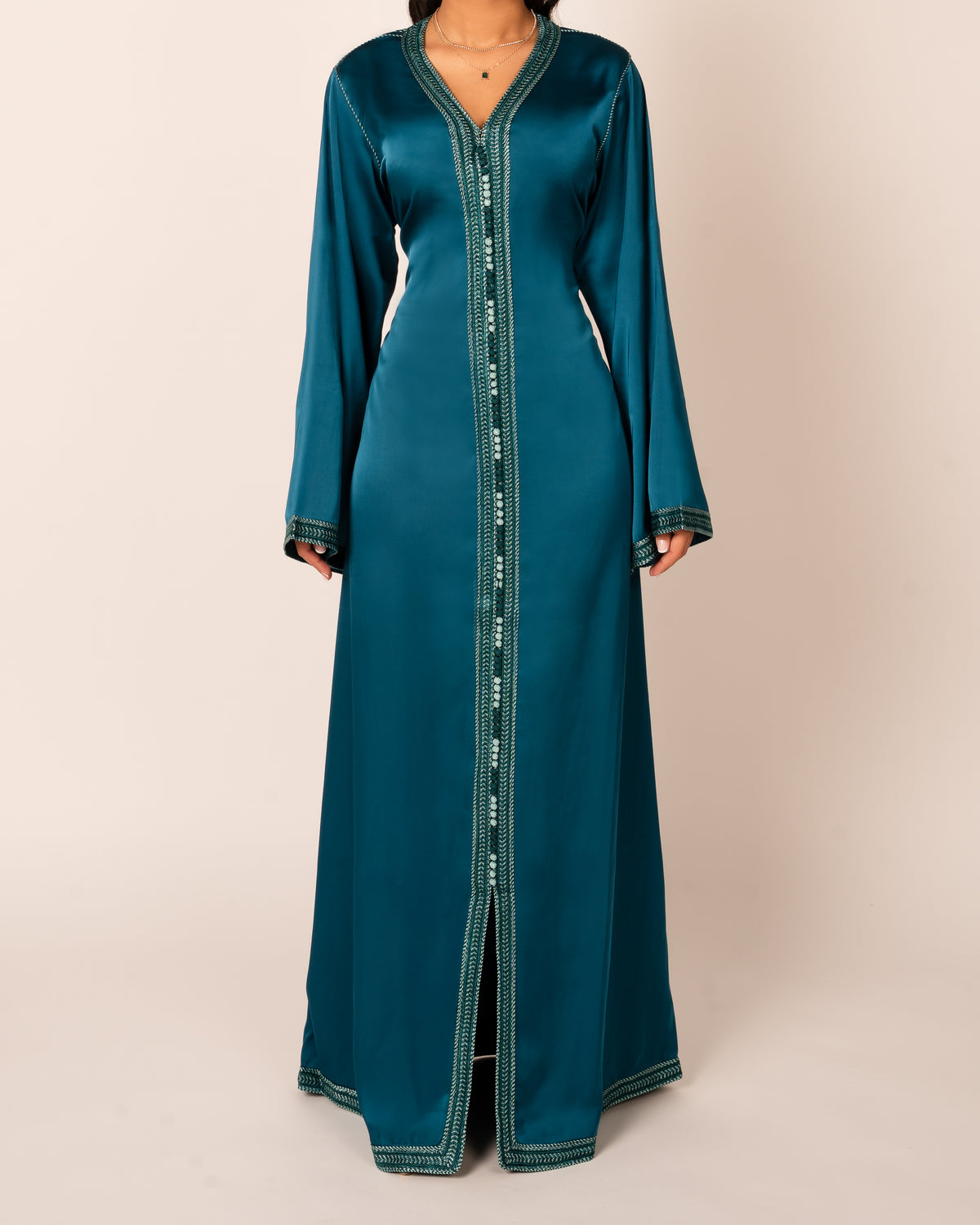 Shaped Caftan Emerald