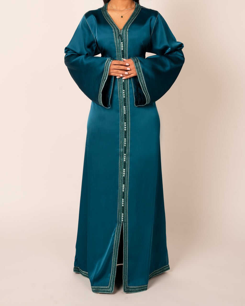 Shaped Caftan Emerald