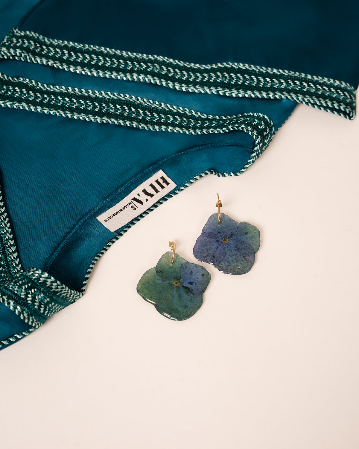 Hydrangea Green Earring
